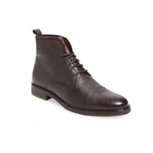 Warfield and Grand Brown Cap Toe Mens Lace Up Chukka Casual Boots 73807 Size 8