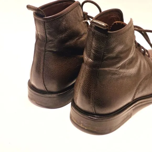 Warfield and Grand Brown Cap Toe Mens Lace Up Chukka Casual Boots 73807 Size 8