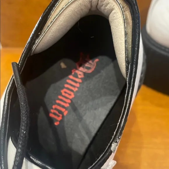 White and Black Platform Shoes