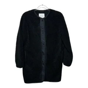 Wilfred Free Aritiza Teddy Jacket Womens XS Black Shearling Oversized Casual