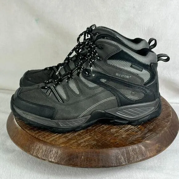 Wolverine Boots Mens Size 10.5 EW W04117 Bennett Safety Toe Work Gray Black