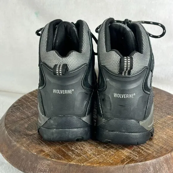 Wolverine Boots Mens Size 10.5 EW W04117 Bennett Safety Toe Work Gray Black