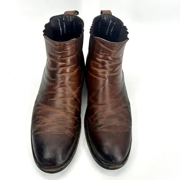 Wolverine Chelsea Boots Mens 10 D Brown Leather Pull On Work Ankle Boot