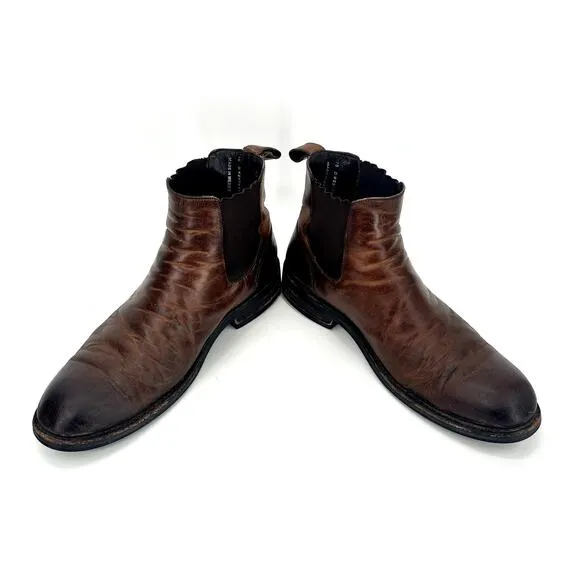 Wolverine Chelsea Boots Mens 10 D Brown Leather Pull On Work Ankle Boot
