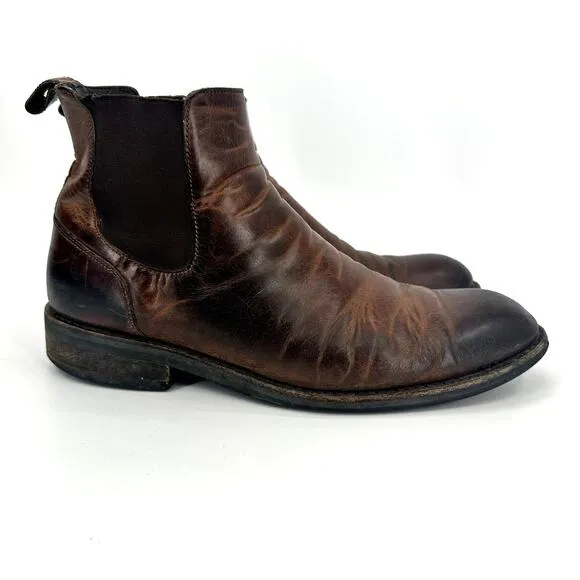 Wolverine Chelsea Boots Mens 10 D Brown Leather Pull On Work Ankle Boot