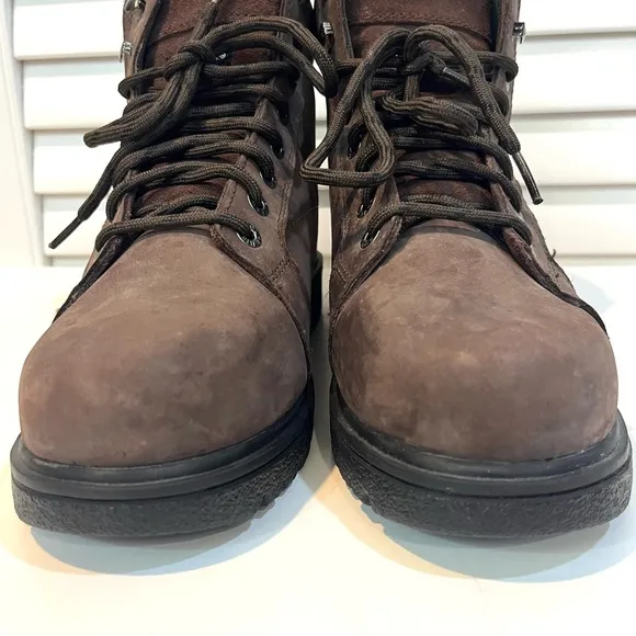 Wolverine Manawa W01074 Brown Leather Hard Toe Work Boots