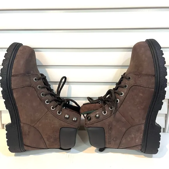 Wolverine Manawa W01074 Brown Leather Hard Toe Work Boots