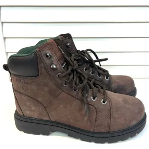 Wolverine Manawa W01074 Brown Leather Hard Toe Work Boots