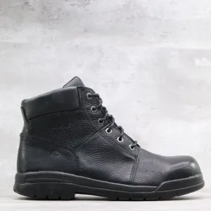 Wolverine Marquette Men's 14M US Black Leather‎ Steel Toe 6&quot; Work Boots W04714