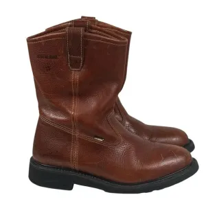Wolverine Men's 04322‎ Sz 10.5 M Brown Leather Soft Toe Work Boots