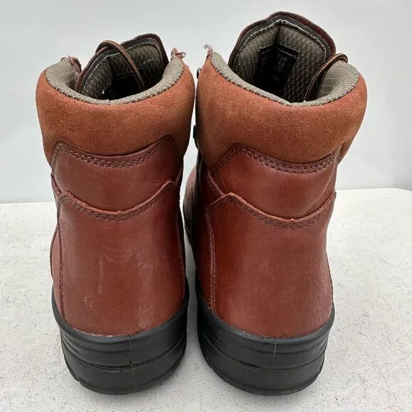 Wolverine Mens Brown Leather Durashocks SR 6in Work Boots Size 10