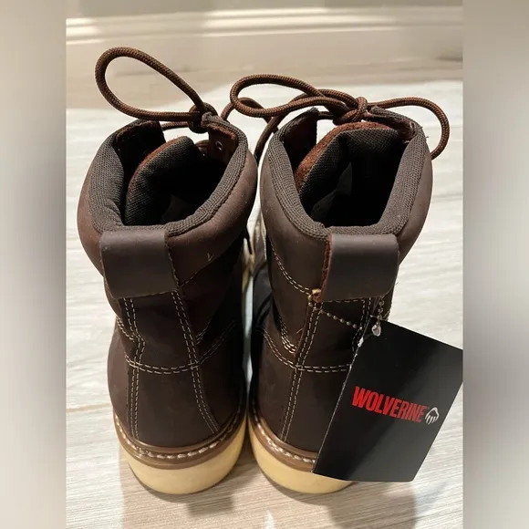 Wolverine Men's Loader 6&quot; Soft Toe Wedge Work Boot, Brown - size 12 Extra Wide