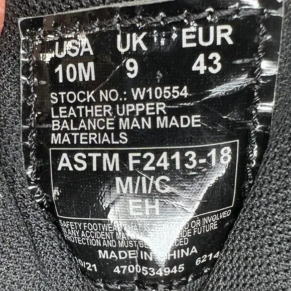 Wolverine Men's Size 10 LX EPX Waterproof CarbonMAX Work Boots