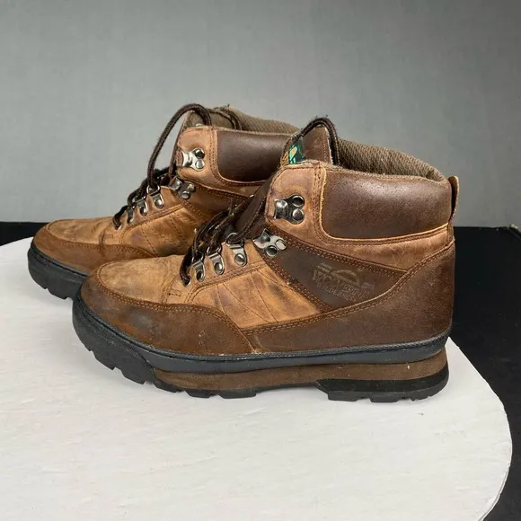 WOLVERINE Men's size 9.0 M Boots Brown  Hellcat UltraSpring Work