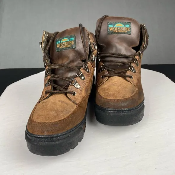 WOLVERINE Men's size 9.0 M Boots Brown  Hellcat UltraSpring Work