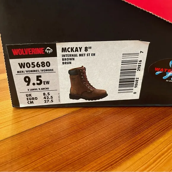 Wolverine Steel Toe Boots NWT