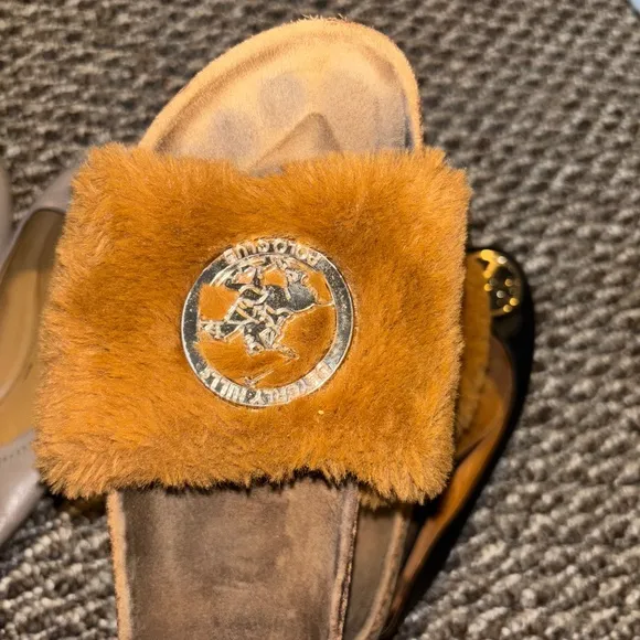 Womans Tory Burch and polo club 3 pairs sandals and flats size 8