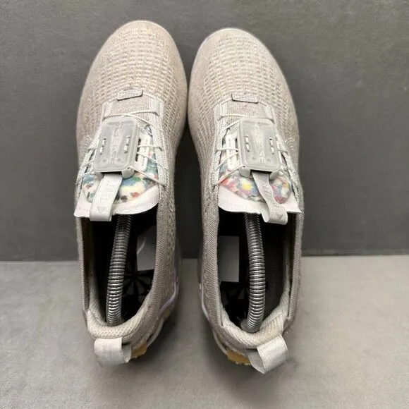 Womens 8.5 / Mens 7 Nike Air VaporMax 2020 Flyknit Summit White Athletic Sneaker