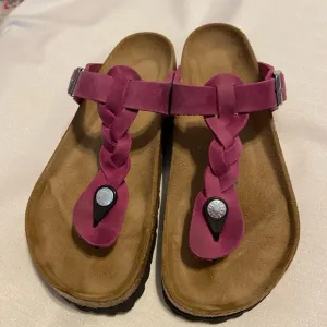 Women's Birkenstock Braided Sandals - Pink