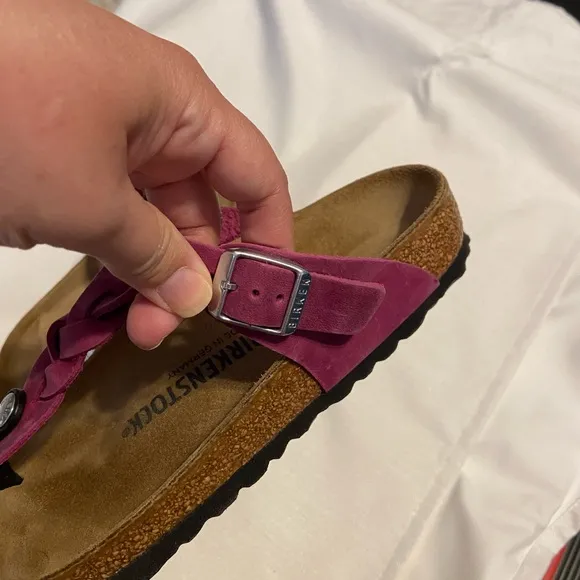 Women's Birkenstock Braided Sandals - Pink