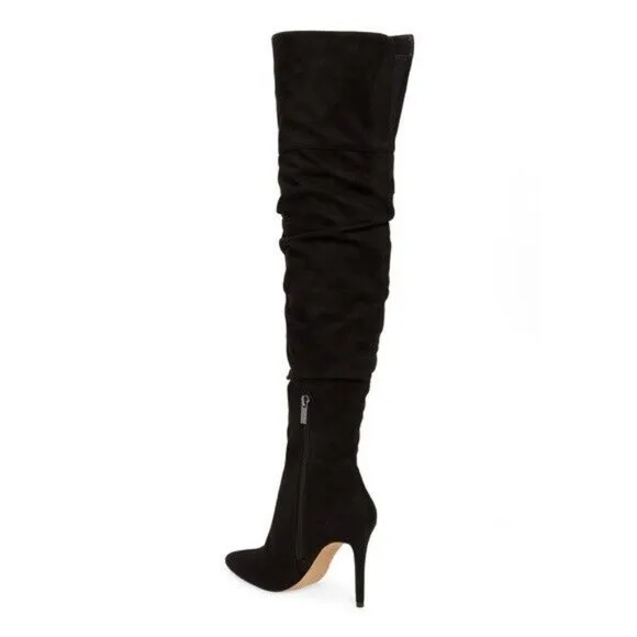 Women's Boots Designer JESSICA SIMPSON Lyrelle Faux Suede Knee High Boots 8.5 M