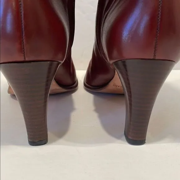 Women's Brown Leather Knee-High Boots