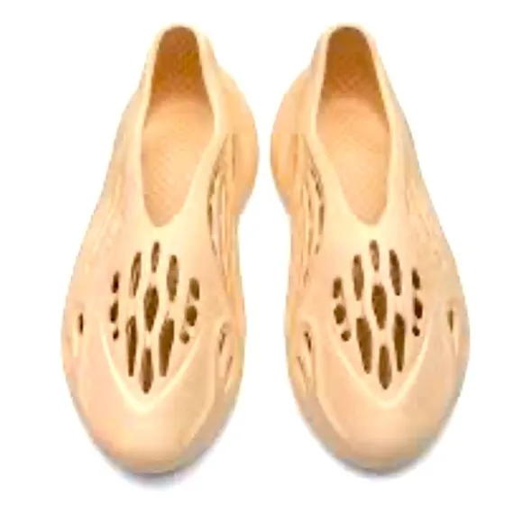 Women's/Men Cream Slip-On Shoes Women’s 14/ Men 12