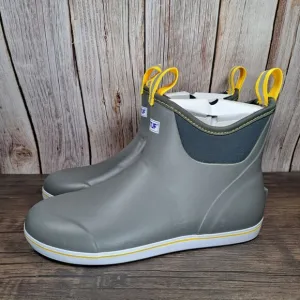 Xtratuf Ankle Deck Boots Explorer Grade Gray Yellow Men's Size 12