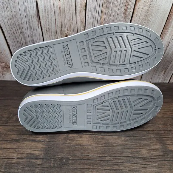 Xtratuf Ankle Deck Boots Explorer Grade Gray Yellow Men's Size 12
