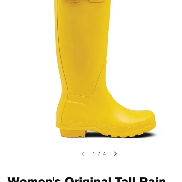 Yellow Hunter Boots