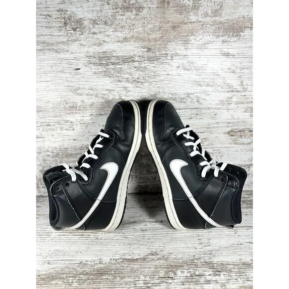 Youth Nike Dunk High PS Anthracite Black/White Sneakers Sz 2Y Athletic