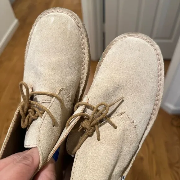 Zara leather patch ankle boots