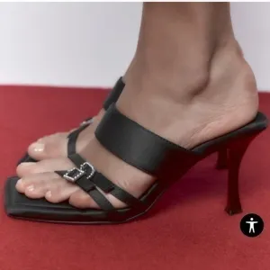 Zara NEW heeled sandals with buckles