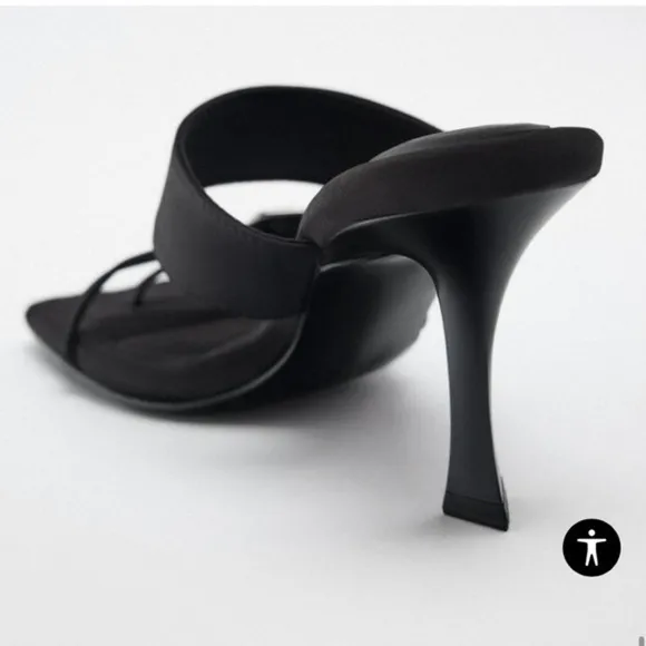 Zara NEW heeled sandals with buckles