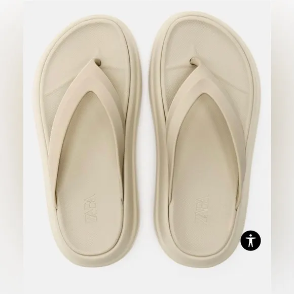 Zara NWT Platform Sandals