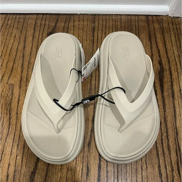 Zara NWT Platform Sandals