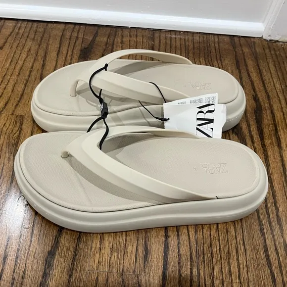 Zara NWT Platform Sandals