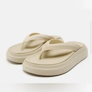 Zara NWT Platform Sandals