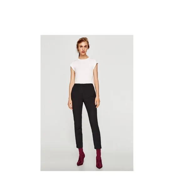 Zara Pointy Toe Satin Sock Style Heel Ankle Bootie
