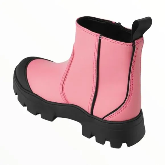 ZARA Kids | Pink | RUBBERIZED ANKLE BOOTS